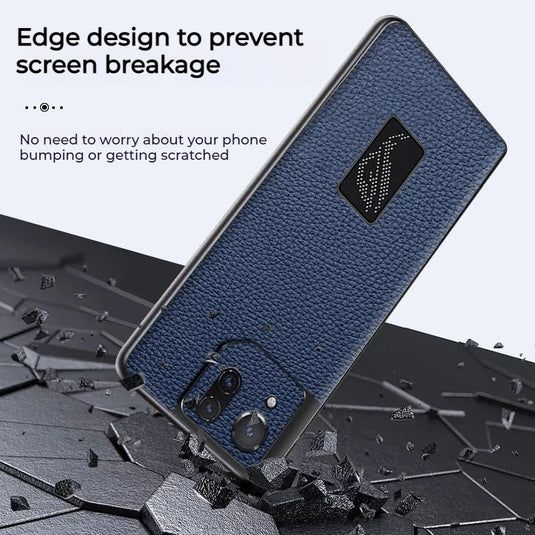 ASUS Rog Phone 7 & 7 Ultimate - Full Wrapped Leather Shockproof Essentials Series Case - Polar Tech Australia