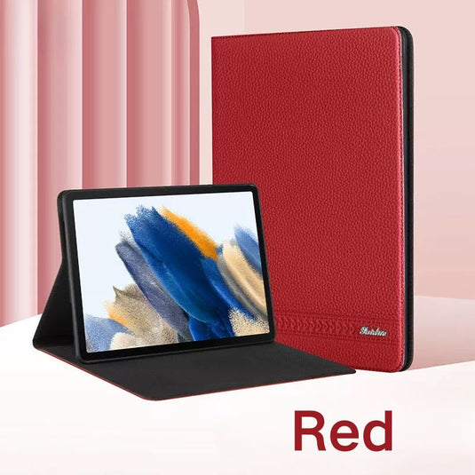 Samsung Galaxy Tab A9 2023 8.7" (SM-X110/X115) - Soft Full Cover Genuine Leather Slim Flip Cover Case - i-Station Mobile Phone & Electronic Device Repair and Accessories