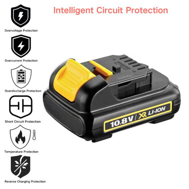 [DCB125] DeWalt DCF815 DCD710 DCD700C2A-B1 10.8V - Replacement Electrical Tool Li-ion Battery - Polar Tech Australia