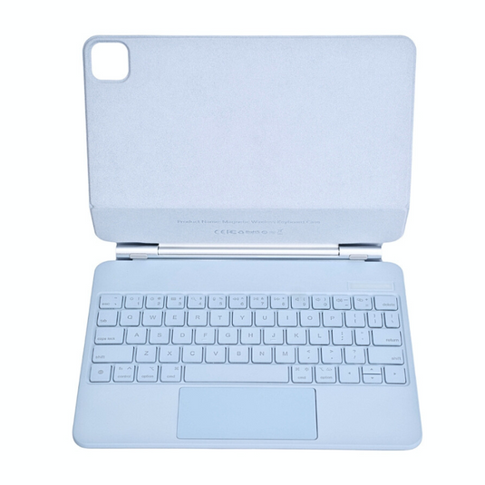 Magic Magnetic Floating Trackpad Wireless 7 Multi-Color Backlit Keyboard Case for Apple iPad 10.9” & 11“ 10/11th Gen (2022/2025)