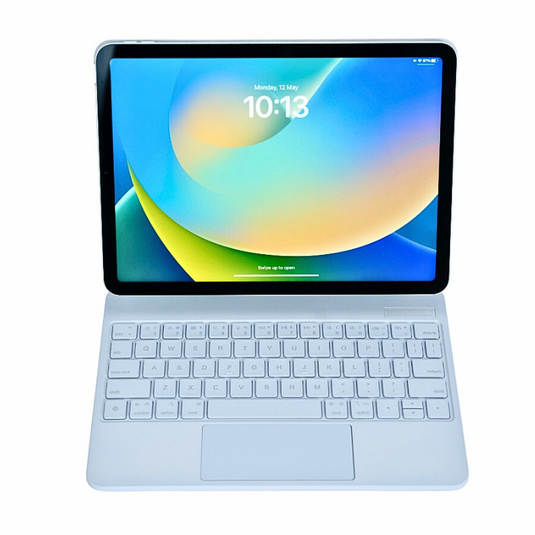 Magic Magnetic Floating Trackpad Wireless 7 Multi-Color Backlit Keyboard Case for Apple iPad Pro 12.9" 3rd/4/5/6th & Air 13” M2/M3 (2024/2025)