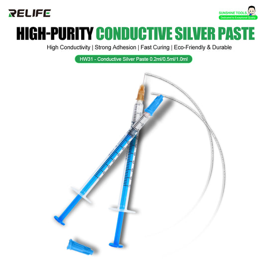 [RELIFE HW31] High-Purity Conductive Silver Paste - Polar Tech Australia