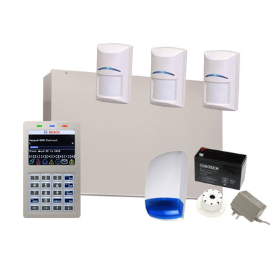 Bosch Alarm System Solution 6000 with 3 PIR + Wifi Keypad