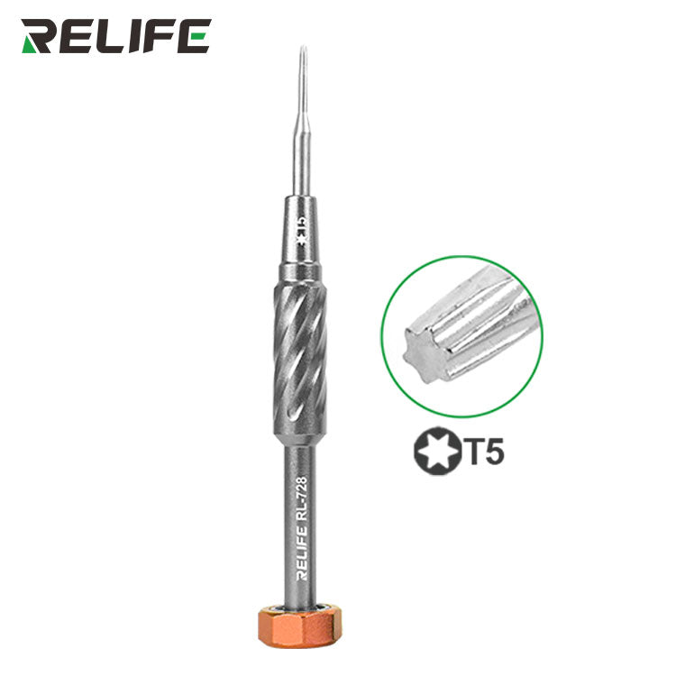 Load image into Gallery viewer, [RL-728] Relife RL-728 S2 Steel Strong Magnetic Extra Hard Anti-slip 2D Screwdriver for Phone Repair
