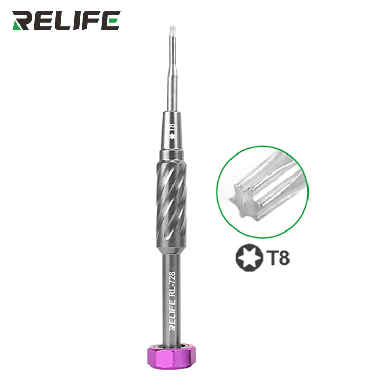 Load image into Gallery viewer, [RL-728] Relife RL-728 S2 Steel Strong Magnetic Extra Hard Anti-slip 2D Screwdriver for Phone Repair
