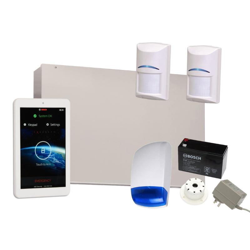 Load image into Gallery viewer, Bosch Alarm System Solution 2000 with 2 Quad + 7 Touchscreen
