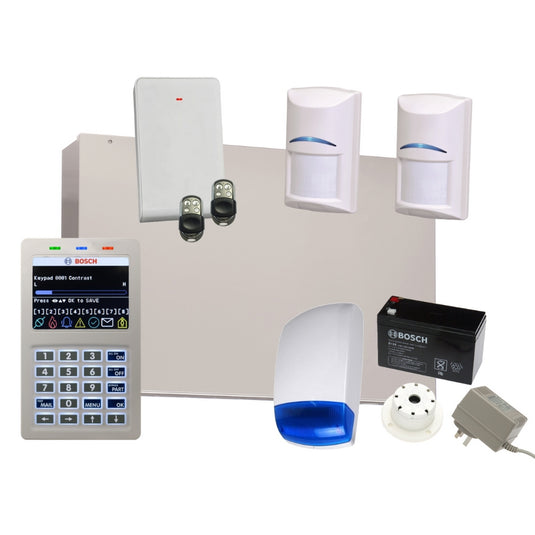 Bosch Alarm System Solution 6000 with 2 Wireless PIR + Wifi Keypad
