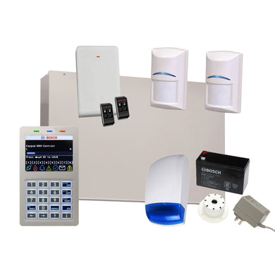 Bosch Alarm System Solution 6000 IP Panel with 2 Wireless PIR + Wi-Fi Keypad