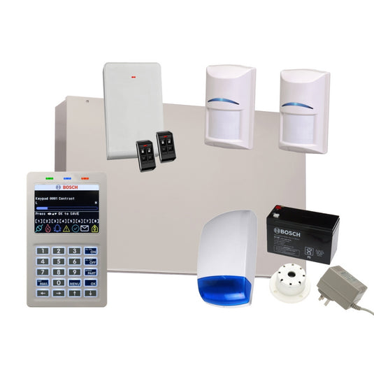 Bosch Alarm System Solution 6000 IP Panel with 2 Wireless PIR + Wi-Fi Keypad