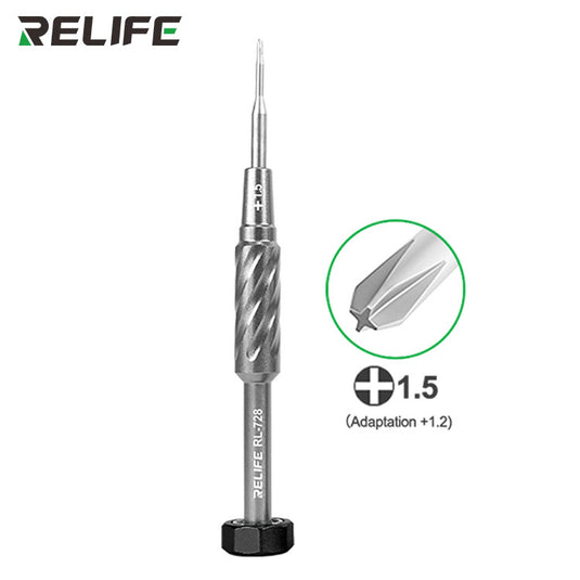 [RL-728] Relife RL-728 S2 Steel Strong Magnetic Extra Hard Anti-slip 2D Screwdriver for Phone Repair