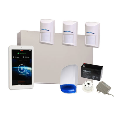 Bosch Alarm System Solution 3000 with 3 Pet PIR + 7 Touchscreen
