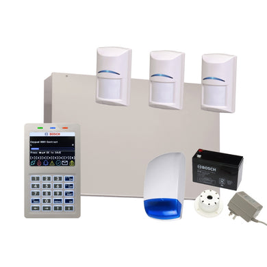 Bosch Alarm System Solution 6000 IP Panel with 3 Pet PIR + Wi-Fi Keypad