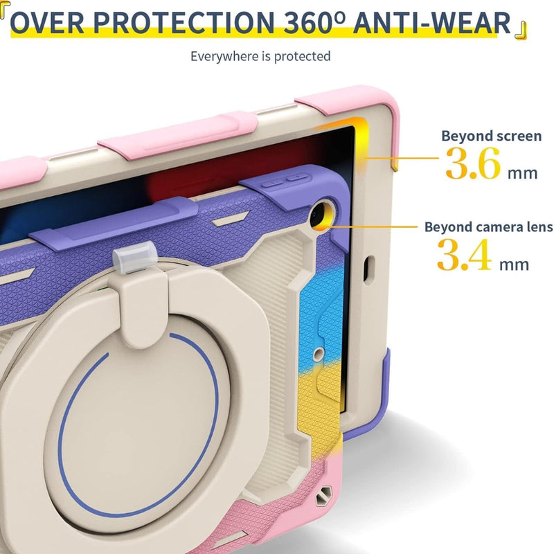 Chargez l&#39;image dans la visionneuse de la galerie, Lenovo Tab M11/K11 11.0&quot; inch 2024 - Silicone + PC Heavy Duty Series Case With 360° Rotating Stand - Polar Tech Australia
