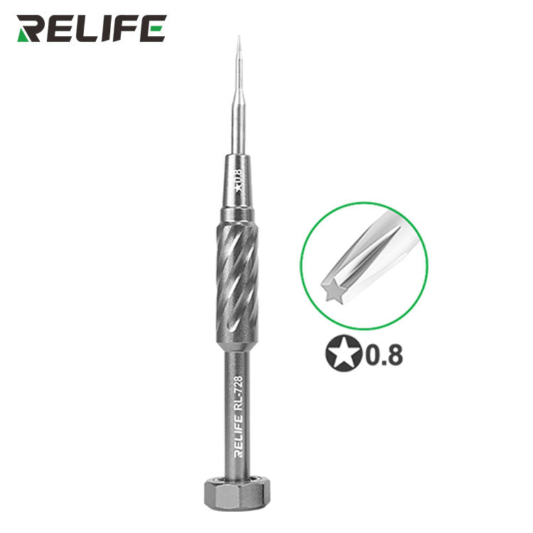 Load image into Gallery viewer, [RL-728] Relife RL-728 S2 Steel Strong Magnetic Extra Hard Anti-slip 2D Screwdriver for Phone Repair
