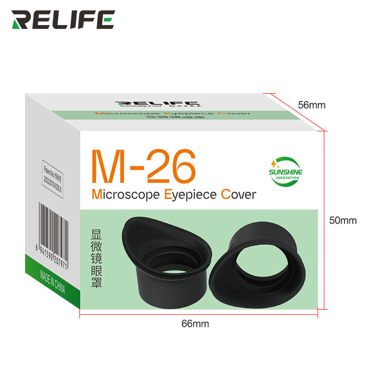 Cargue la imagen en el visor de la galería, [Pair] [M-26] RELIFE Microscope Eyecup Rubber Eyepiece Eye Covers Guards Shield
