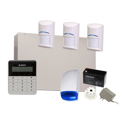 Bosch Alarm System Solution 3000 with 3 Quad + Text Codepad