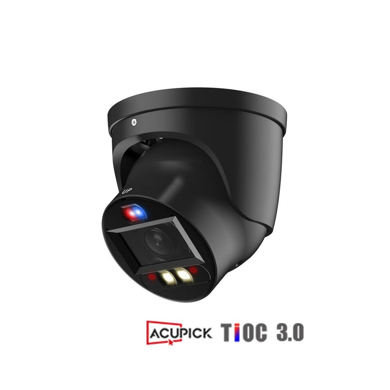 Load image into Gallery viewer, [DH-IPC-HDW3849H-ZASPV- ANZ-S2] Dahua WizSense Series 8MP TiOC 3.0 Active Deterrence Black Eyeball Network Camera with 2.7-13.5mm Varifocal Lens and AcuPick Technology IP67
