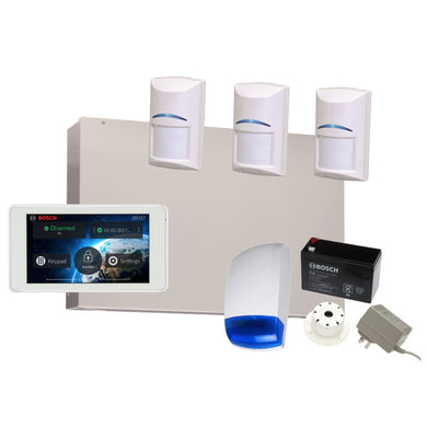 Bosch Alarm System Solution 3000 with 3 TriTech + 5 Touchscreen