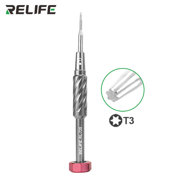 Load image into Gallery viewer, [RL-728] Relife RL-728 S2 Steel Strong Magnetic Extra Hard Anti-slip 2D Screwdriver for Phone Repair
