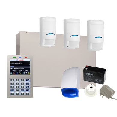 Bosch Alarm System Solution 6000 with 3 Pro Series Tri Tech PIR + WiFi KP