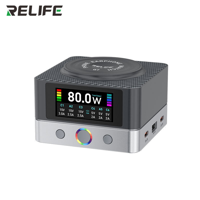 Cargue la imagen en el visor de la galería, [RELIFE Q7]  6-Port Smart Charger - Polar Tech Australia
