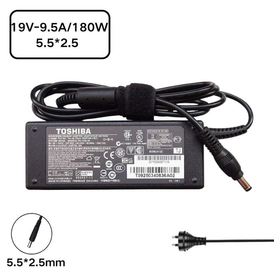 [19V-9.5A/180W][5.5*2.5] Toshiba Qosmio X875 Laptop AC Power Supply Adapter Charger - Polar Tech Australia