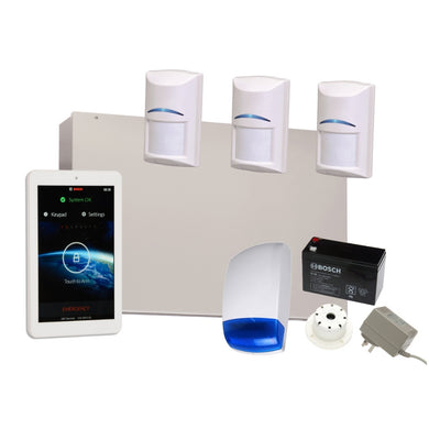 Bosch Alarm System Solution 3000 with 3 Quad + 7 Touchscreen