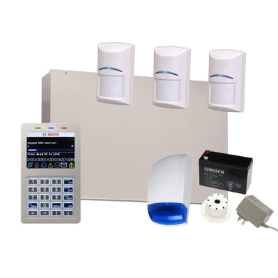 Bosch Alarm System Solution 6000 with 3 Pet PIR + Smart Keypad