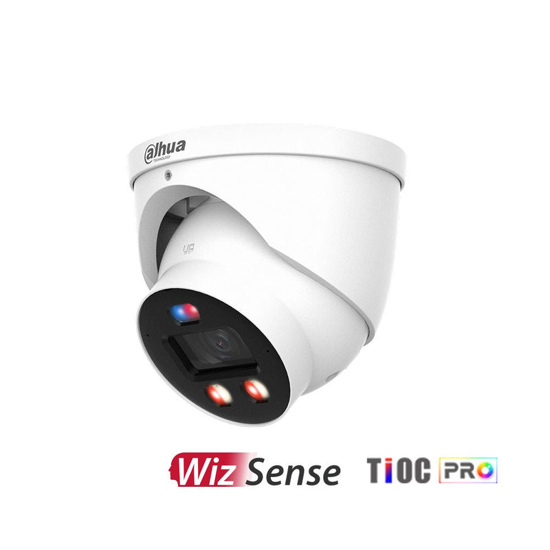 Load image into Gallery viewer, [DH-IPC-HDW3649H-AS-PV-PRO-ANZ] Dahua WizSense Series 6MP TiOC Pro 3.0 Active Deterrence Eyeball Network Camera with 2.8mm Fixed Lens, WizColor Technology IP67

