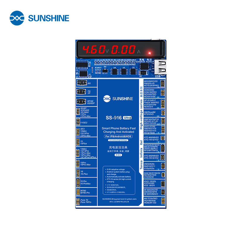 Load image into Gallery viewer, [SS-916 Ultra] SUNSHINE Charging Activation Board for iPhone &amp; Android Battery - Polar Tech Australia
