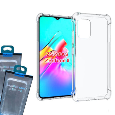 Asus Zenfone 8 / ZS590KS - Transparent Airpillow Air Cushion Shock proof Case - Polar Tech Australia
