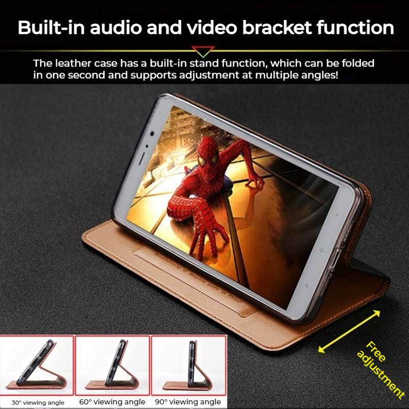 Cargue la imagen en el visor de la galería, [With Card Slot] Asus Zenfone 7 - Full Cover Shockproof Flip Genuine Leather Series Soft Case - Polar Tech Australia
