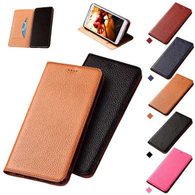 [With Card Slot] Asus Zenfone 7 - Full Cover Shockproof Flip Genuine Leather Series Soft Case - Polar Tech Australia