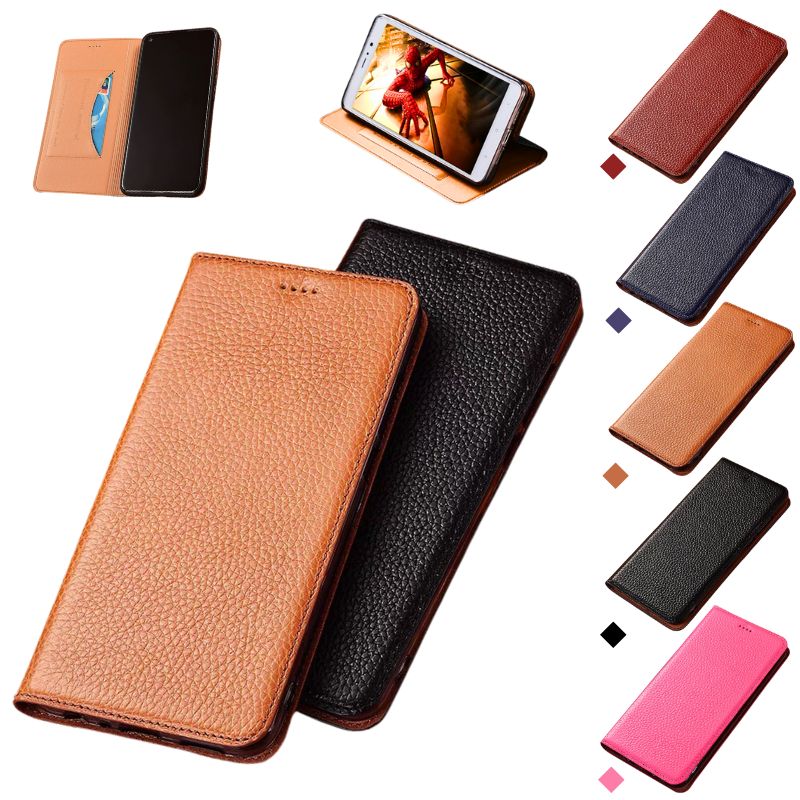 Cargue la imagen en el visor de la galería, [With Card Slot] Asus Zenfone 9 - Full Cover Shockproof Flip Genuine Leather Series Soft Case - Polar Tech Australia
