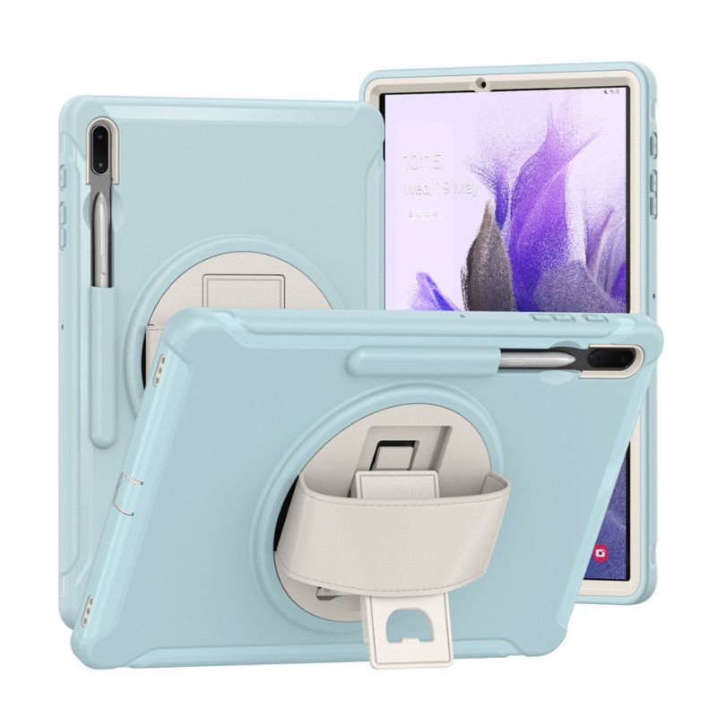 Cargue la imagen en el visor de la galería, [Built-in Stand] Samsung Galaxy Tab A7 10.4&quot; 2020 (T500/T505) - 360 Degree Full Wrap Rotating Shockproof Case With Wrist Strap
