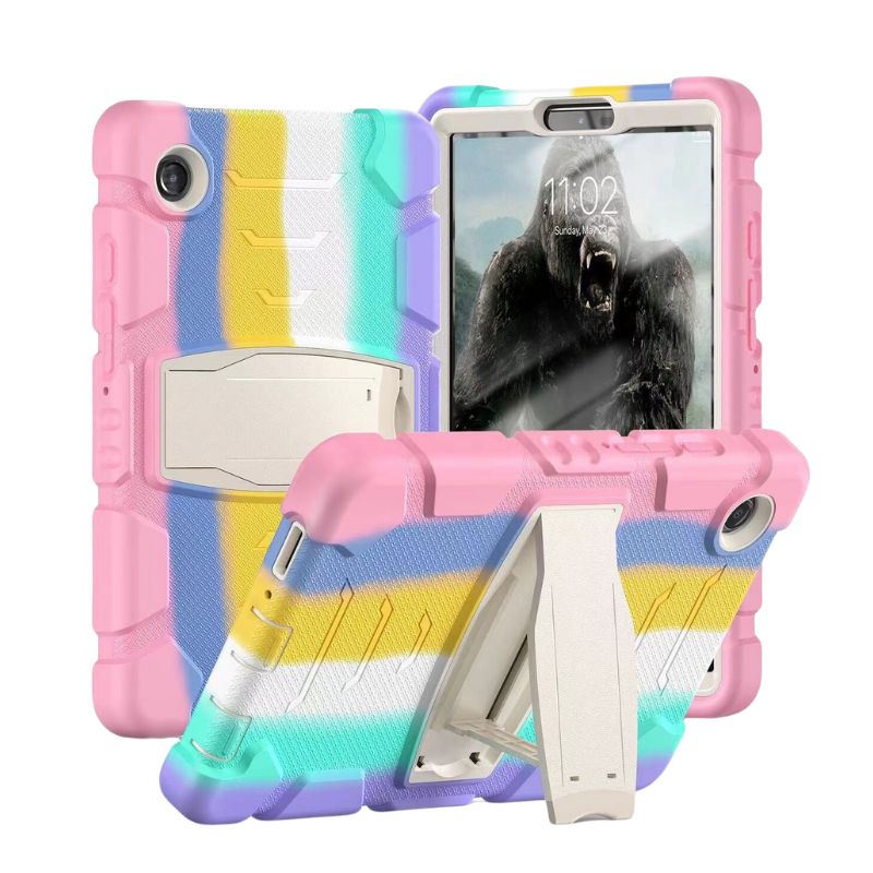 Chargez l&#39;image dans la visionneuse de la galerie, [Built-in Stand] Samsung Galaxy Tab S7 Plus/S8 Plus/S7 FE 12.4&quot; - Full Cover Silicone Shockproof Case - Polar Tech Australia
