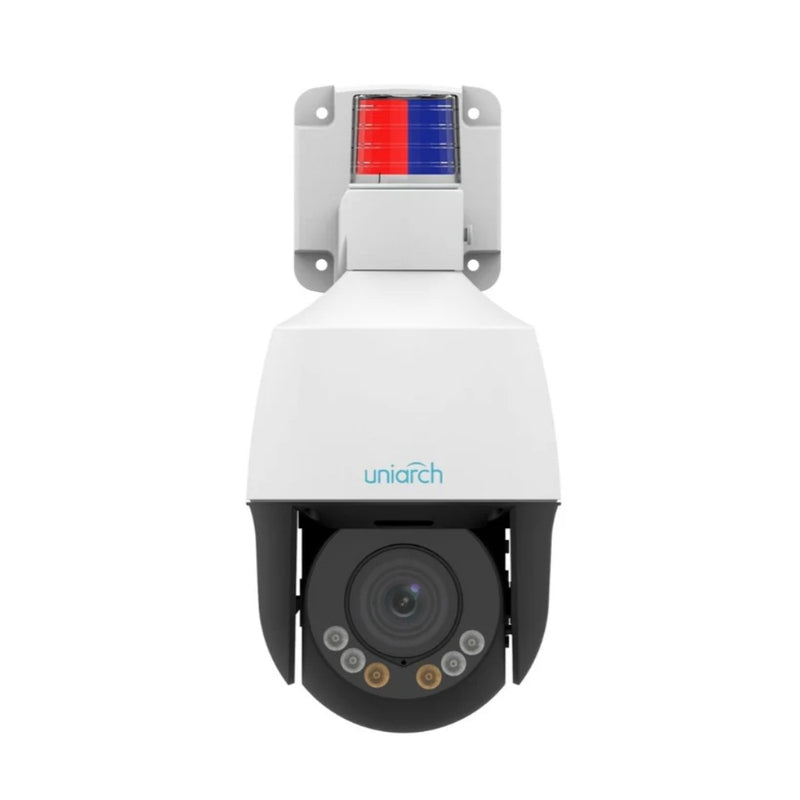 Chargez l&#39;image dans la visionneuse de la galerie, [Unia-IPC-P1E5-AX4PKC] Uniarch MP Active Deterrence PTZ with Mic / Speaker 4x Optical Zoom - Polar Tech Australia
