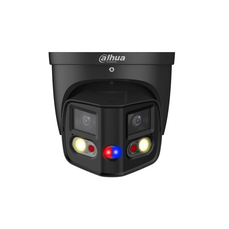 Load image into Gallery viewer, [DH-IPC-PDW3849-A180-AS-PV-ANZ-BLK] Dahua WizSense TiOC Duo Series 2x4MP Black Dual-Lens Eyeball Network Camera with 2.8mm Fixed Lens IP67
