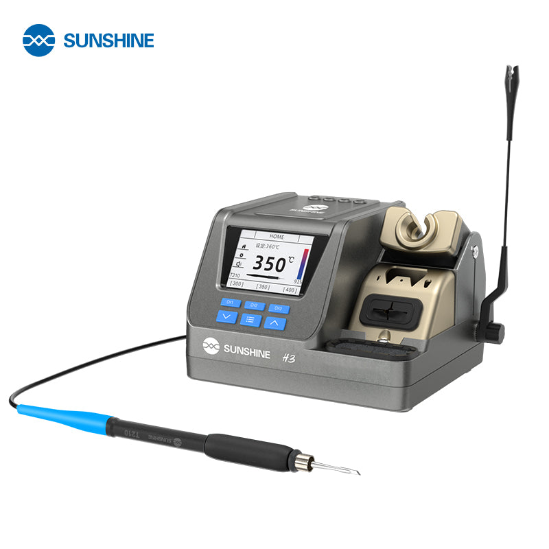 Cargue la imagen en el visor de la galería, [H3-210] SUNSHINE H3 – 3-in-1 Smart Soldering Station (210 Series)
