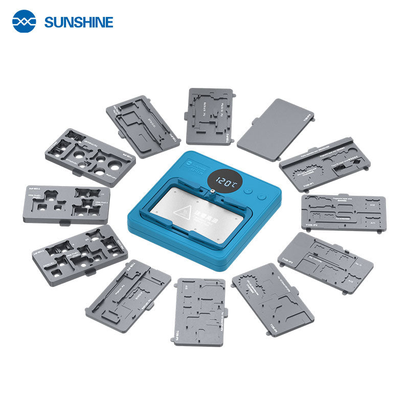 Load image into Gallery viewer, [SS-T12B] 13 in 1 SUNSHINE Intelligent Maintenance iPhone Mainboard Heating Platform
