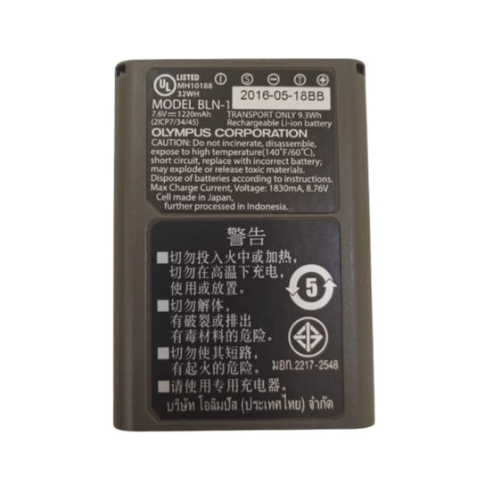 [BLN-1] Olympus E-M5 EP5 EM1 EM2 EM5 2 PENF - Camera Replacement Battery - Polar Tech Australia