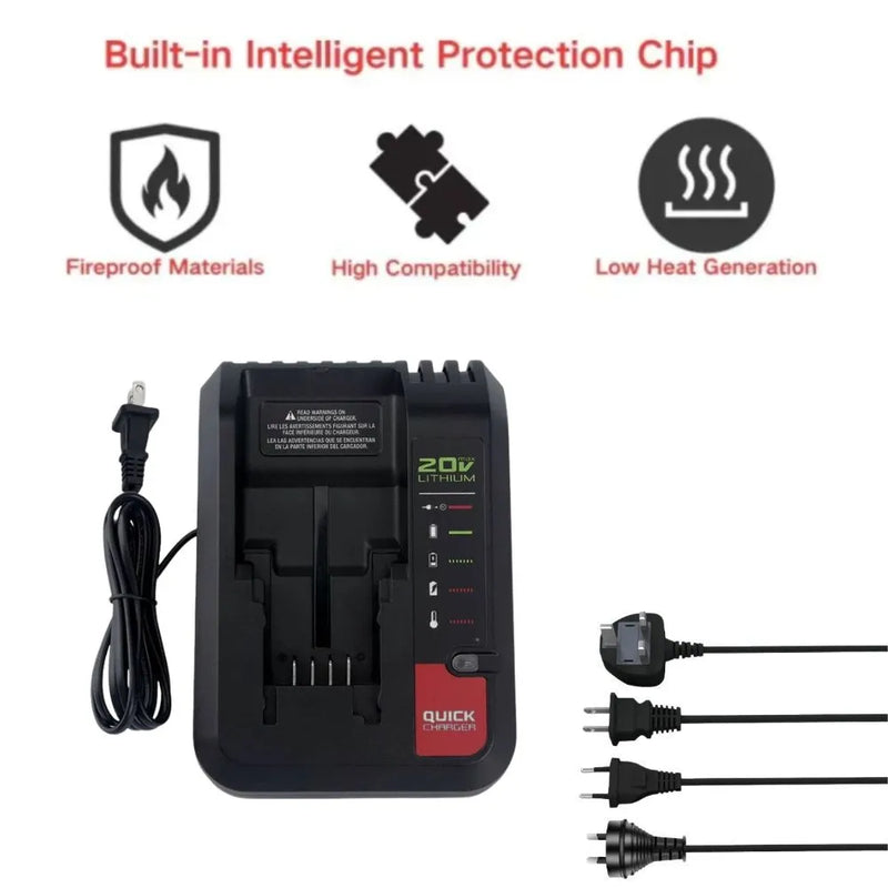 Chargez l&#39;image dans la visionneuse de la galerie, Replacement Charger For Black &amp; Decker 10.8V-20V Electrical Tool Li-ion Battery - Polar Tech Australia
