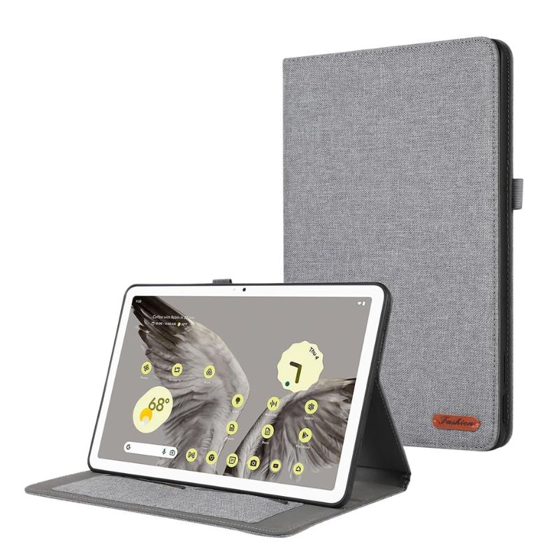 Load image into Gallery viewer, [With Card Slot] Google Pixel Tablet 2023 11&quot; - Denim Textured TPU Soft Flip Fold Stand Case - Polar Tech Australia
