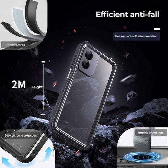 [A-Series] Motorola Moto G Play (2024) - Redpepper Full Covered Waterproof Heavy Duty Tough Armor Case - Polar Tech Australia