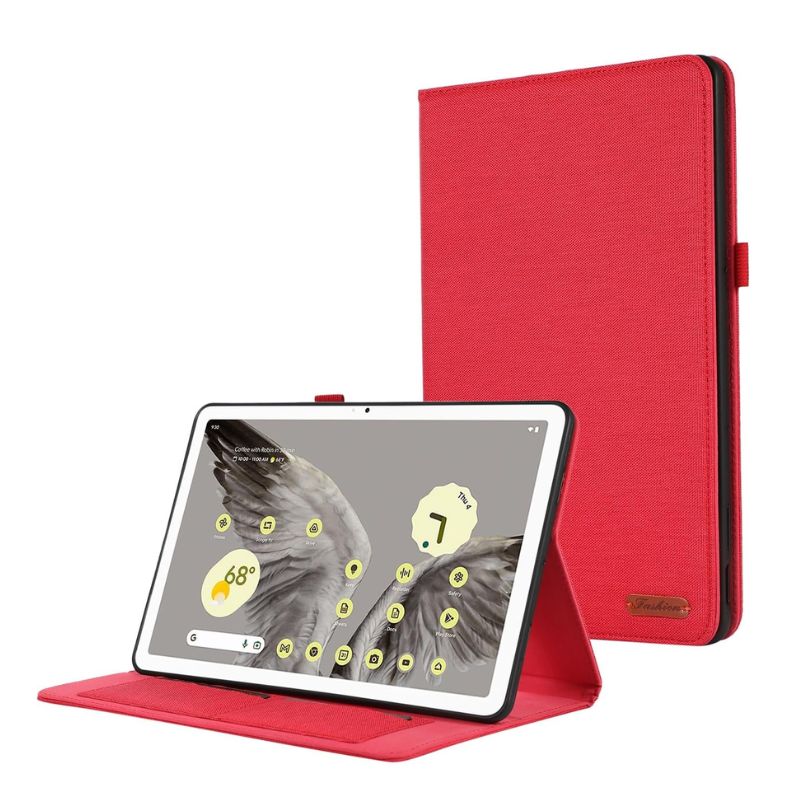 Load image into Gallery viewer, [With Card Slot] Google Pixel Tablet 2023 11&quot; - Denim Textured TPU Soft Flip Fold Stand Case - Polar Tech Australia
