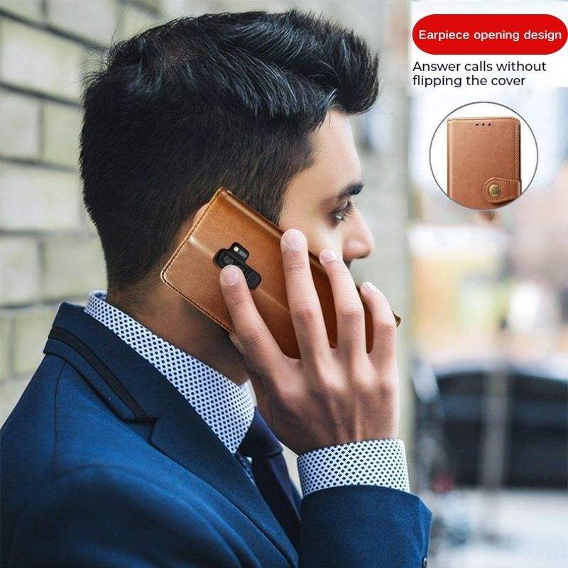 Chargez l&#39;image dans la visionneuse de la galerie, [With Card Slot] Asus Zenfone 7 - Business PU Leather Flip Case Essentials Series Case - Polar Tech Australia
