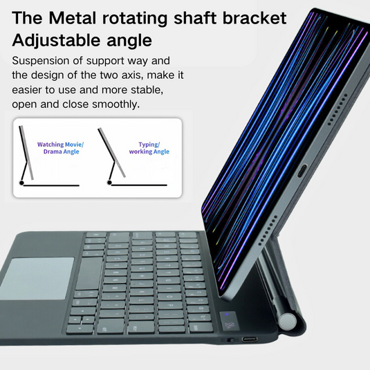 [Magic Keybord] Apple iPad Air 4/5 & Pro 11“ & Air 11” M2/M3 (2024/2025) - Precision Multi-Touch Trackpad Magnetic Smart Wireless Keyboard Case With Backlit Keys - i-Station Mobile Phone & Electronic Device Repair and Accessories