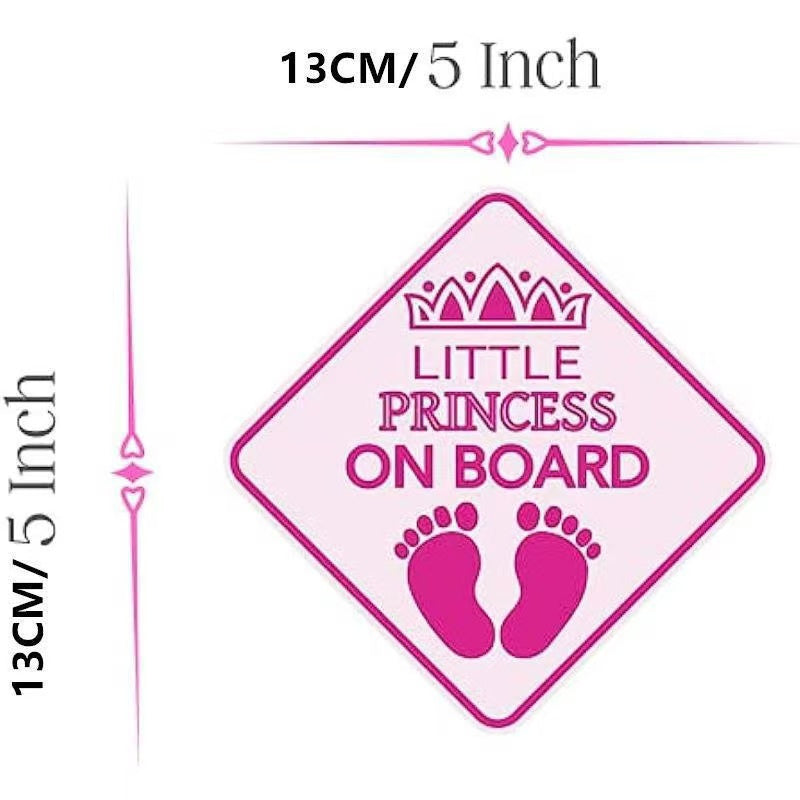 Cargue la imagen en el visor de la galería, Universal Stylish Baby On Board Car Sticker Safety Sign For Reflective &amp; Weatherproof Safety Sticker - i-Station Mobile Phone &amp; Electronic Device Repair and Accessories
