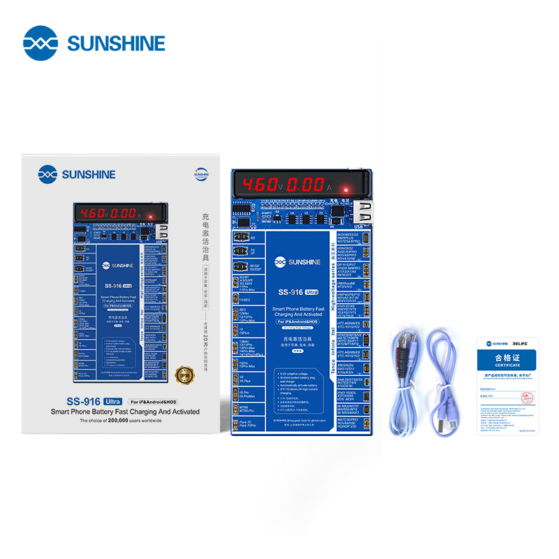 Load image into Gallery viewer, [SS-916 Ultra] SUNSHINE Charging Activation Board for iPhone &amp; Android Battery - Polar Tech Australia
