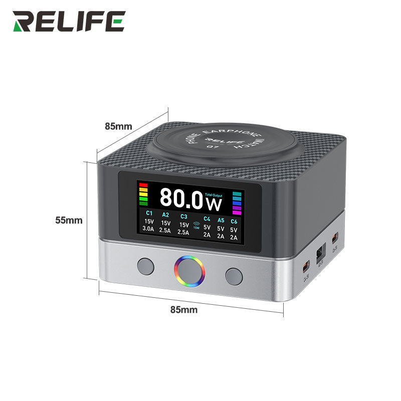 Cargue la imagen en el visor de la galería, [RELIFE Q7]  6-Port Smart Charger - Polar Tech Australia
